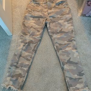 Grey camo jeans